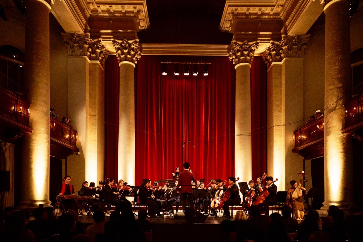 “金马腾飞·非遗之美”音乐会现场。主办方供图