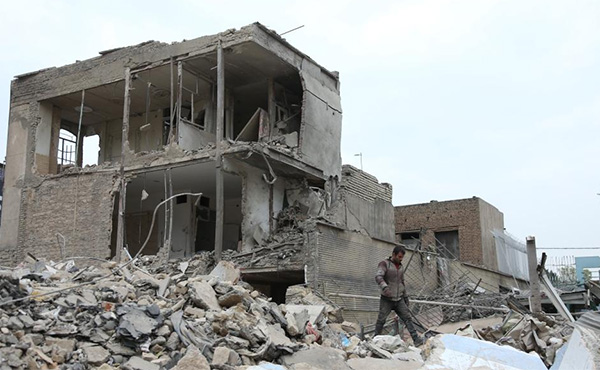 探访德黑兰遇袭居民区