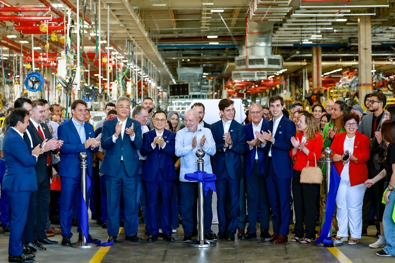 巴西总统出席长安汽车巴西工厂投产仪式(图2)