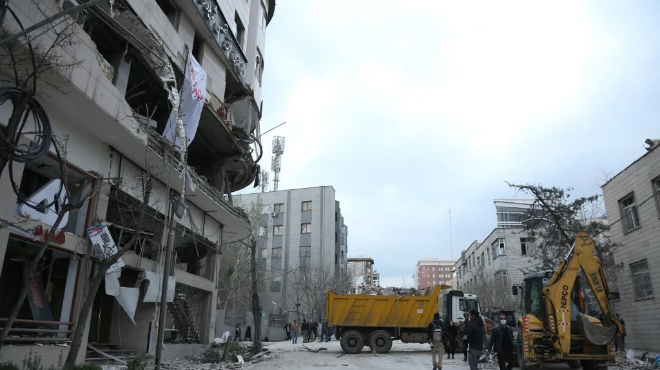 德黑兰：受损的建筑