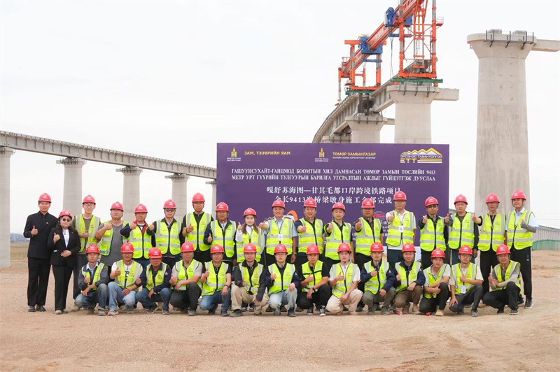图为施工现场。中国铁建大桥局供图