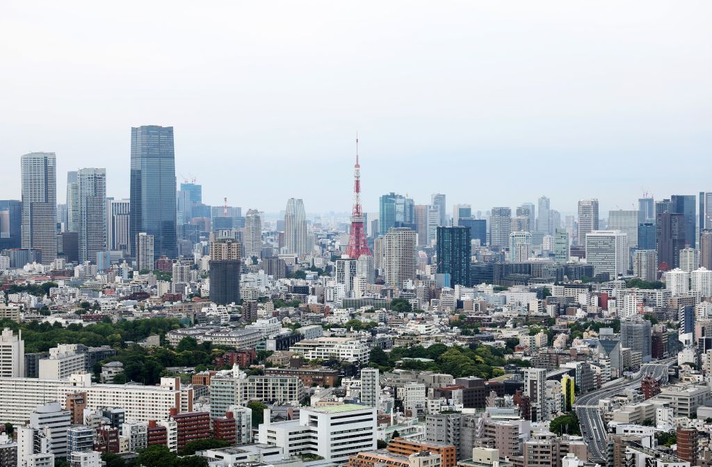 这是2025年5月15日拍摄的日本东京城市景观。新华社记者贾浩成摄
