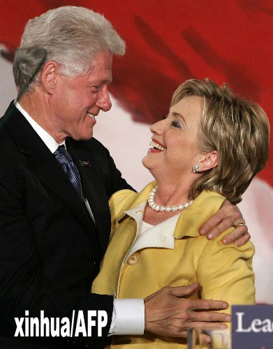 克林顿:希拉里让干啥我就干啥 (7)