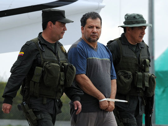 图:哥伦比亚超级毒枭落网