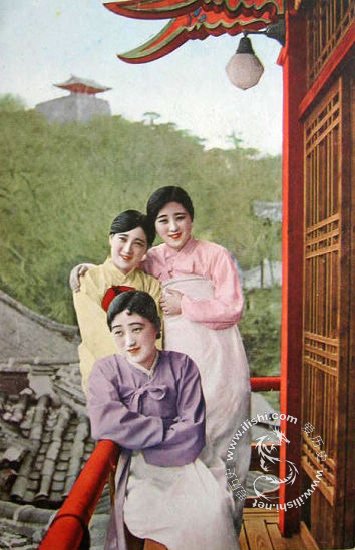 组图：看百年前的朝鲜夫妇和美女 管窥今日朝鲜 (26)