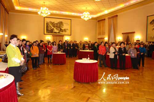 中国驻蒙古国大使馆举行迎新春招待会