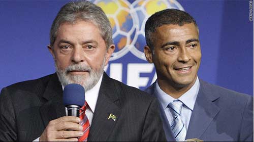 巴西世界杯英雄从政 罗马里奥和贝贝托耀眼变