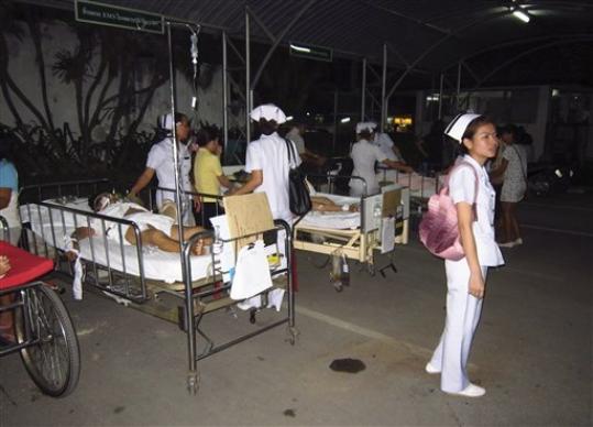 组图:缅甸发生强烈地震 泰国越南均受影响