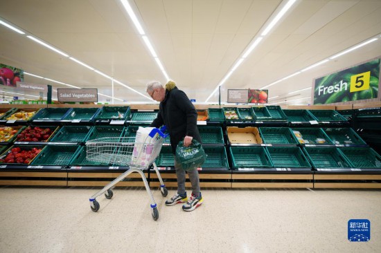 调查显示英国2月食品价格涨幅创新高