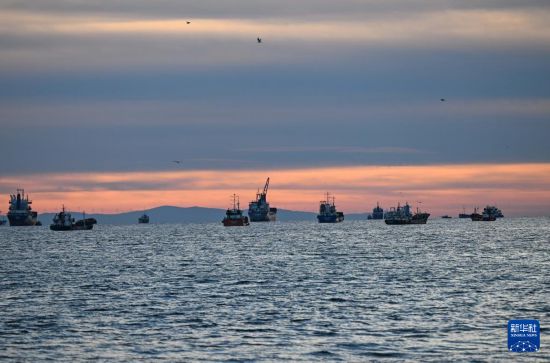 土耳其马尔马拉海上的泊船