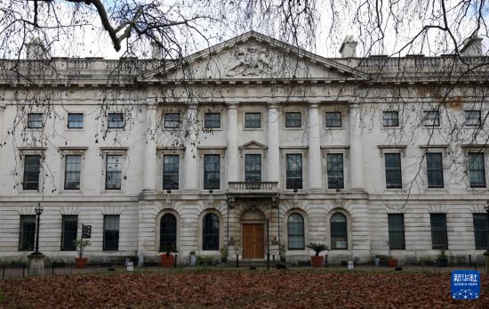 这是1月20日在英国伦敦拍摄的原英国皇家造币厂建筑。新华社记者 李颖 摄