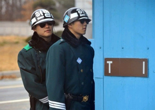 资料图:朝韩军事分界区板门店.