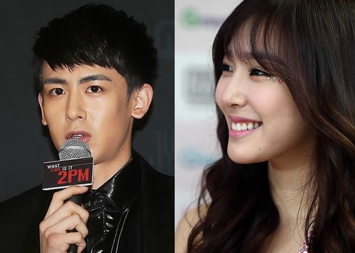 2pm成员尼坤和少女时代tiffany公开恋情据韩联社消息,韩国男子组合2pm