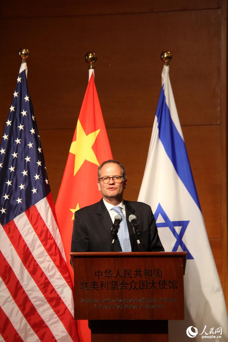 中国驻美国使馆举行犹太人在上海纪录片展映活动暨招待会2