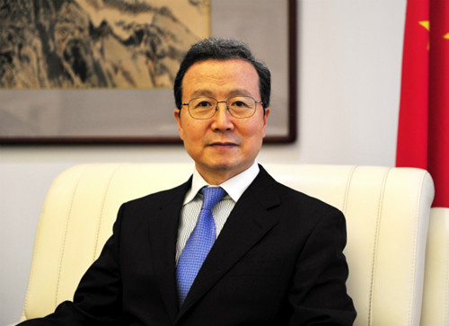 中国驻日本大使程永华通过人民网向全国人民和海外华侨华人贺新春