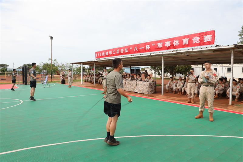 体育竞赛现场。维和工兵分队供图