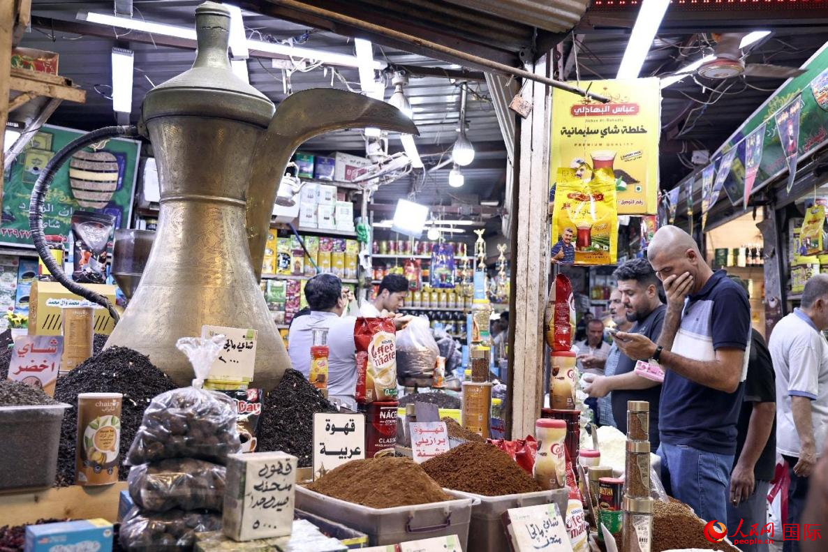 市场内一景。人民网 伊纳斯·易卜拉欣摄
