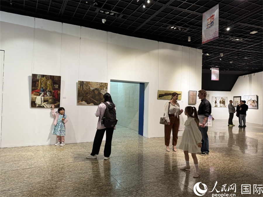 本次展览将持续至8月17日。人民网记者 杨倩摄