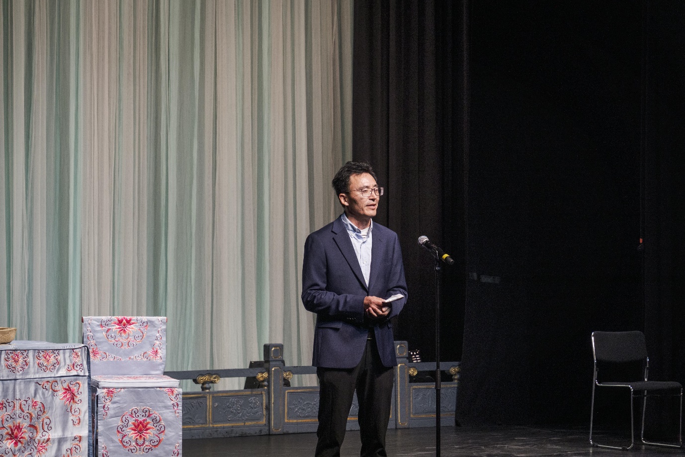 瑞典华人联合会主席王红江致辞。中国驻哥德堡总领馆供图