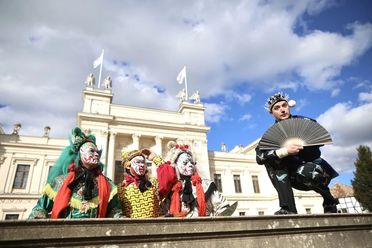 快闪活动。中国戏曲学院供图