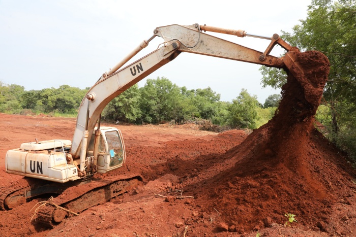 马佩尔靶场施工现场。张晓昆 摄
