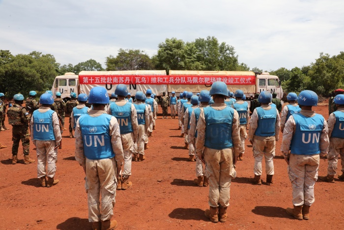 马佩尔靶场竣工仪式现场。张晓昆摄