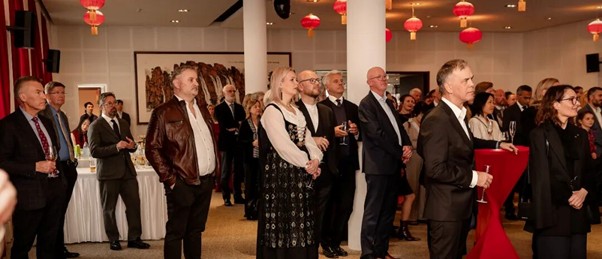 招待会现场。中国驻冰岛大使馆供图