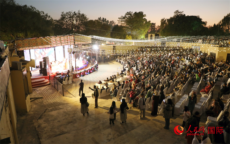 11月7日晚，2025年巴基斯坦民俗文化节举行开幕式。人民网记者 赵益普摄