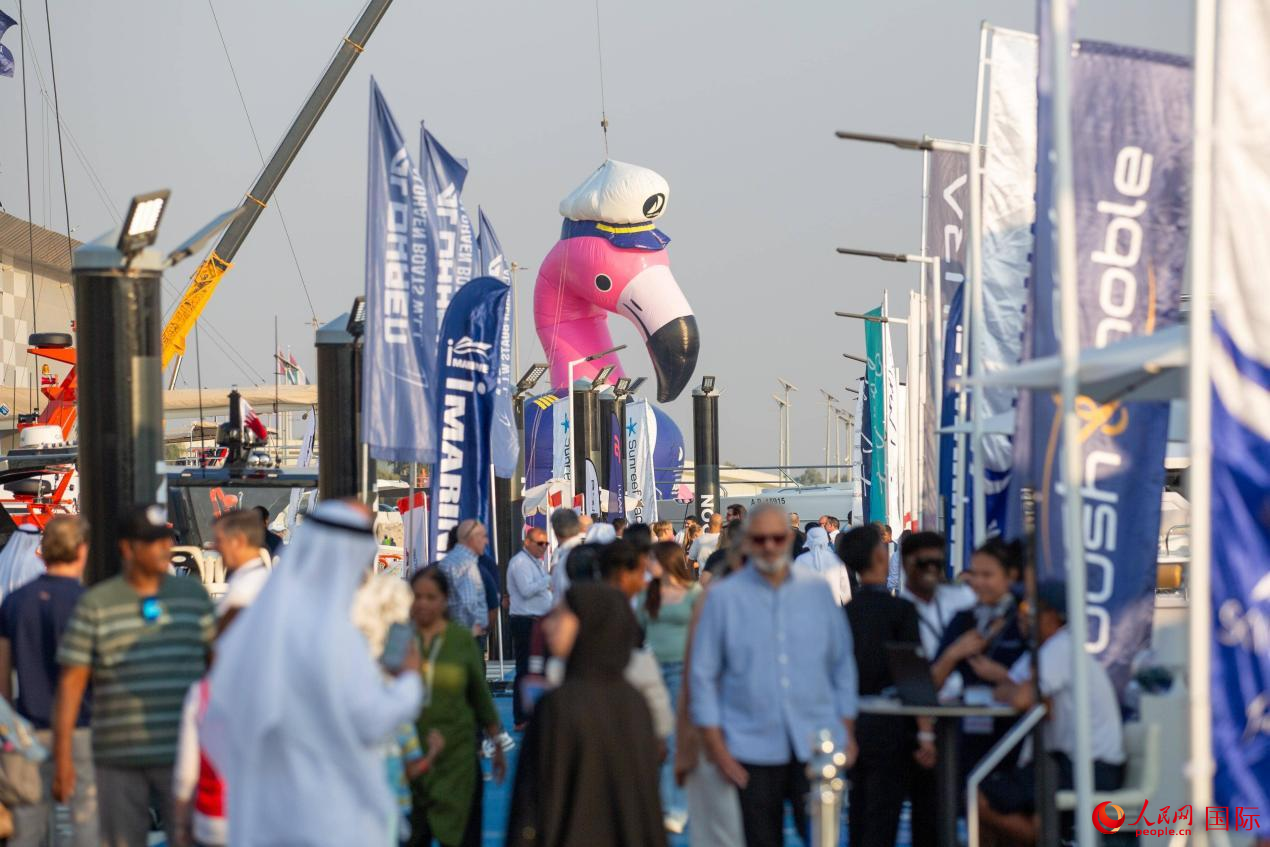 游艇展一景。人民网 塔里克·易卜拉欣摄