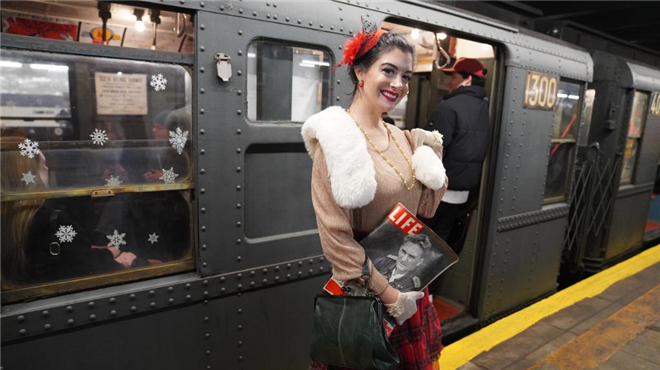 纽约：乘坐“怀旧地铁”