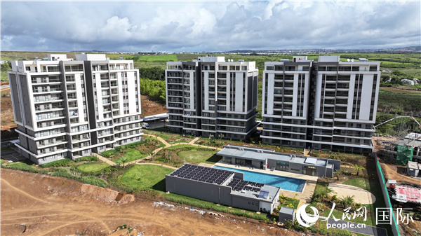 翠绿花园项目。人民网记者 黄培昭摄
