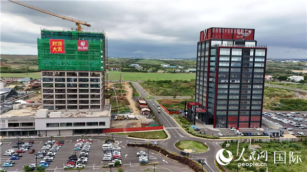 北京建工的建设项目。人民网记者黄培昭摄