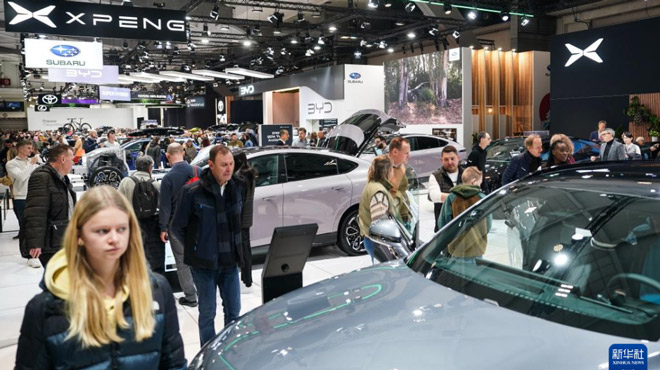 中国电动车亮相2026布鲁塞尔车展