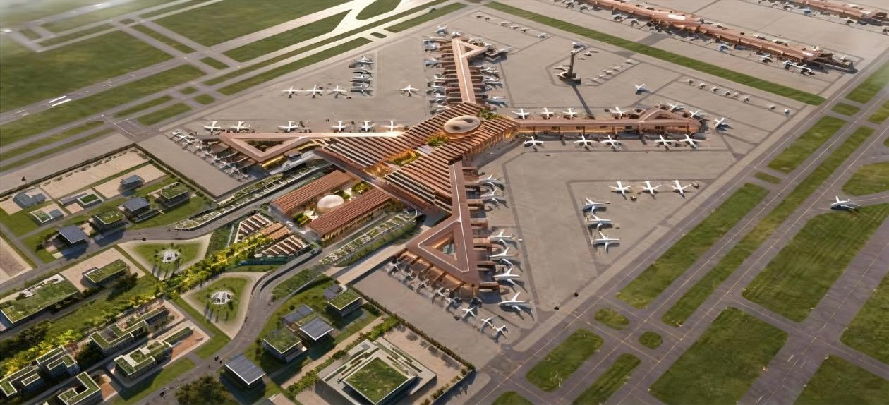 埃塞俄比亚比绍夫图国际机场效果图。中国交建供图