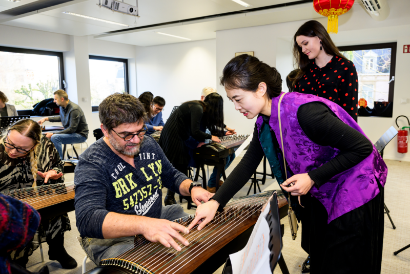 图为活动现场。卢森堡中国文化中心供图