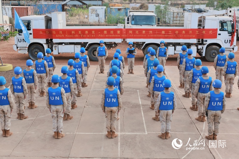 任务开工仪式现场。史翰林摄