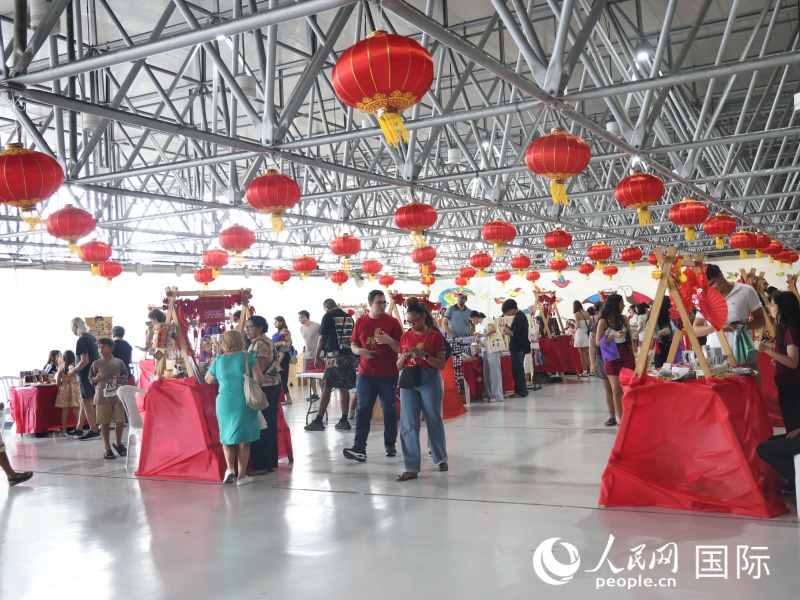 第五届帕拉伊巴州中国文化节活动现场。人民网记者 时元皓摄