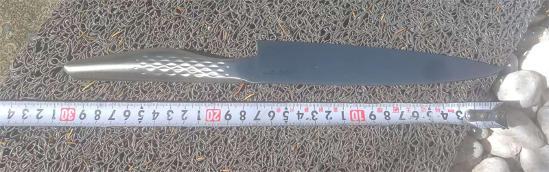 村田晃大闯馆所持刀具照片。中国驻日本大使馆供图