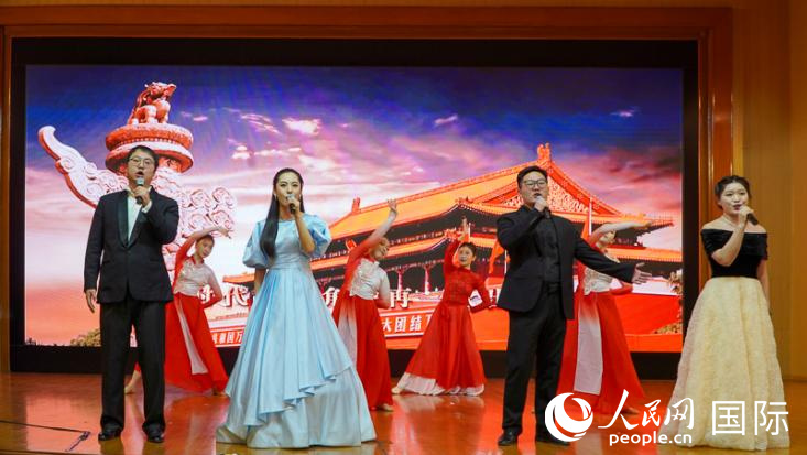 中国驻俄罗斯大使馆举办中俄教育年新闻发布会暨招待会。 人民网实习生 谢六点摄