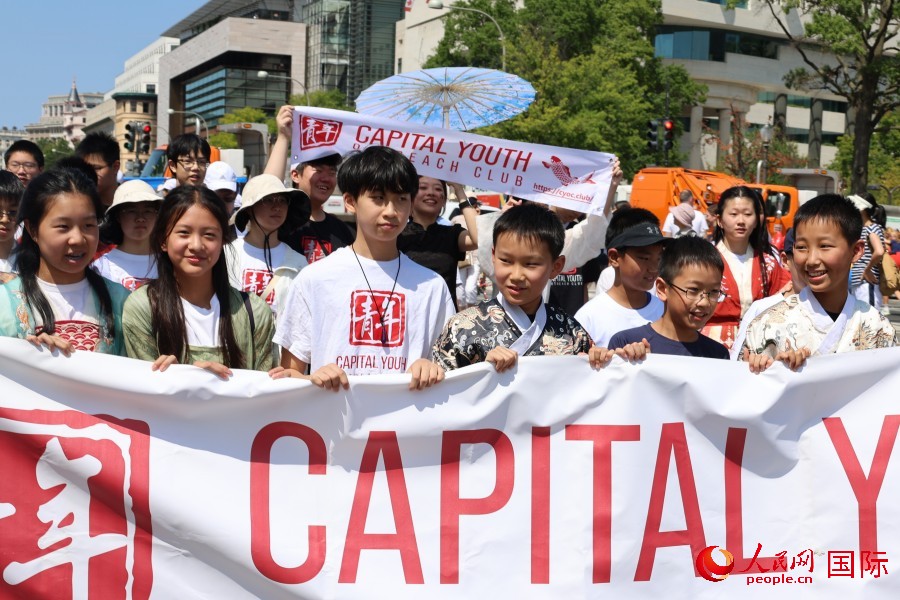 日前，第二十四届华盛顿中国文化节举行。图为身穿汉服的华侨华人青年参加文化节活动。 人民网记者 李志伟摄