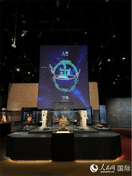 首都博物馆“玉米·黄金·美洲豹——玛雅与安第斯古代文明大展”。人民网记者 周雨摄
