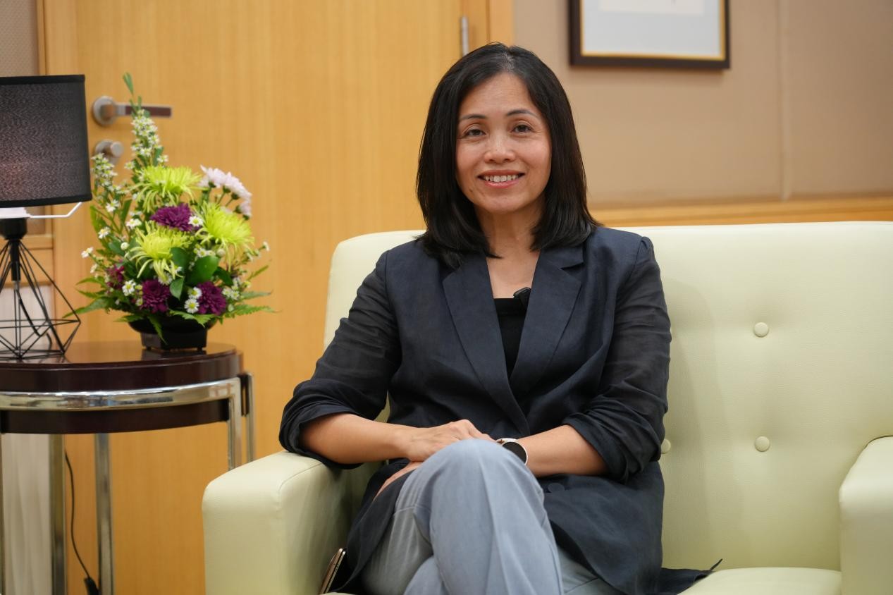 马来西亚通讯部副部长张念群接受人民网专访。 人民网记者 简承渊摄