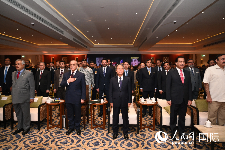 招待会在巴首都伊斯兰堡举行,吸引600余名中巴各界友好人士参加。人民网记者 汉南·吉拉尼摄