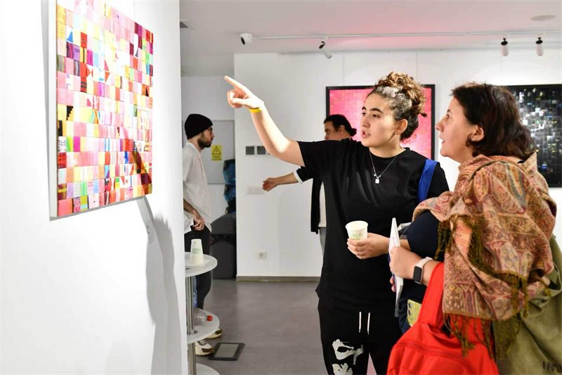 展览现场。布加勒斯特中国文化中心供图