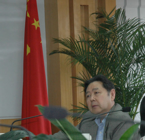 图为人民日报国际部主任吴长生&nbsp;&nbsp;记者&nbsp;董菁&nbsp;摄